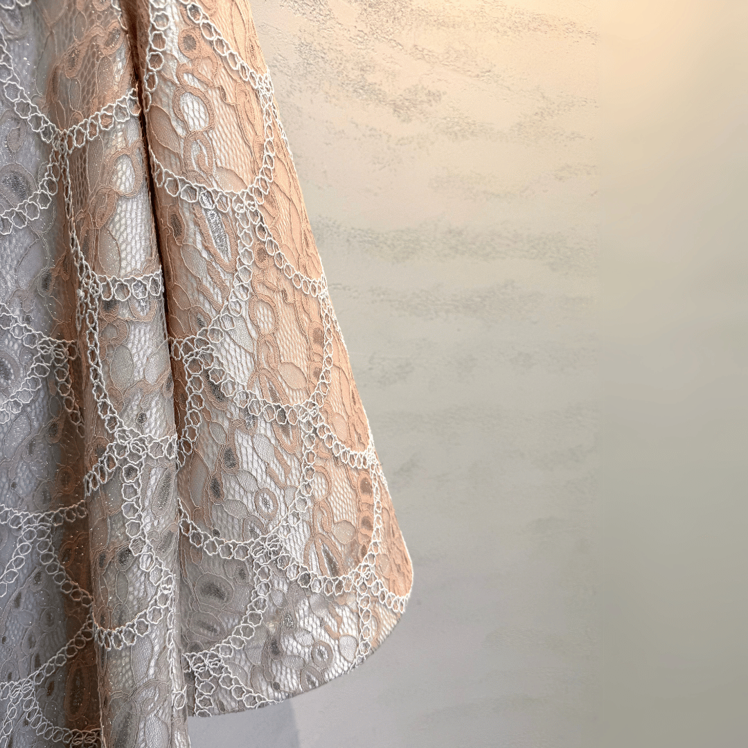 Braided Lace Abaya