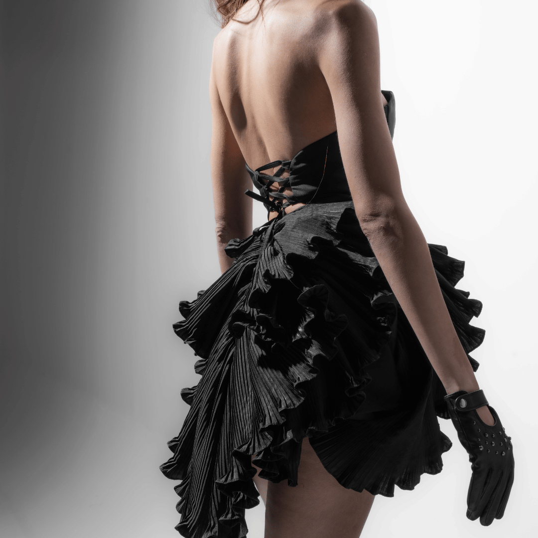 Butterfly Low Cut Dress
