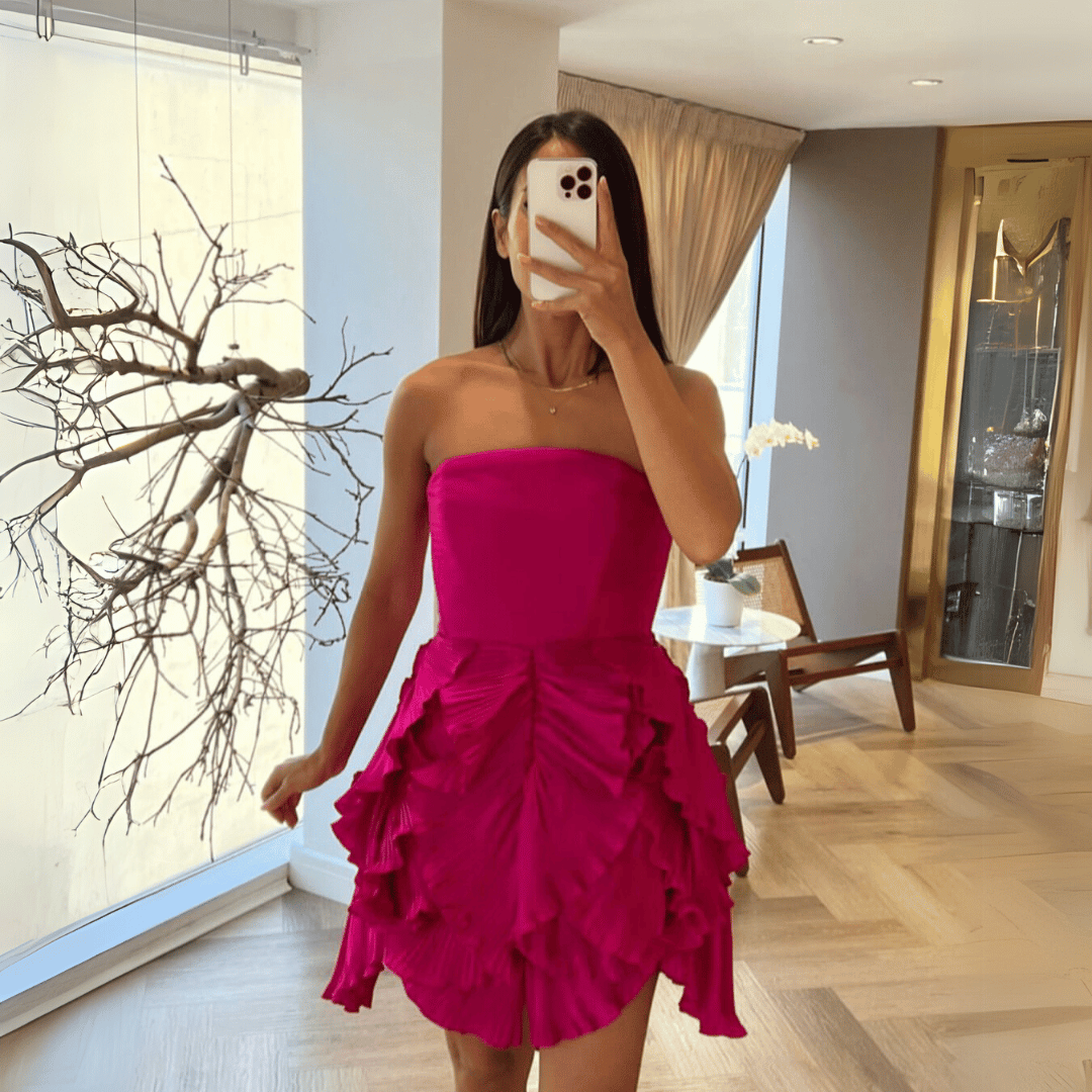 Butterfly Low Cut Dress