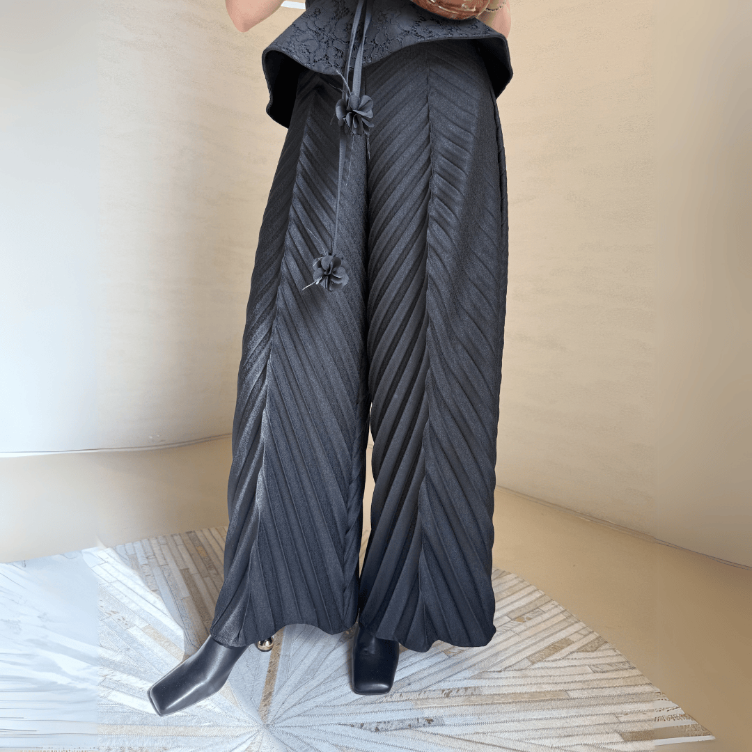 Casual Pleated Pants
