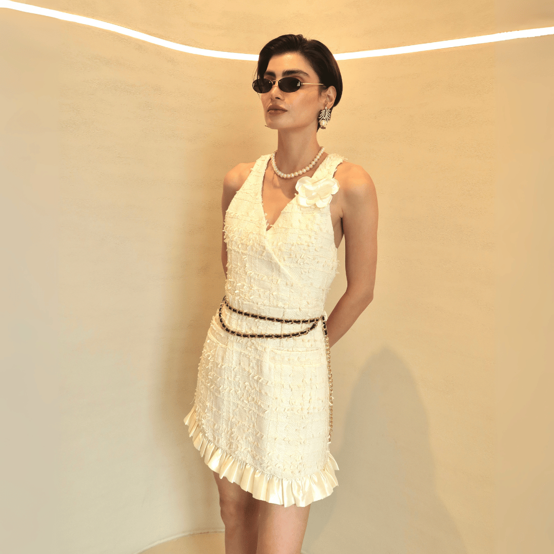 Chenille Rose Vest