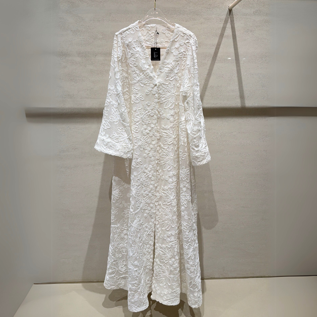 Flower Lace Abaya