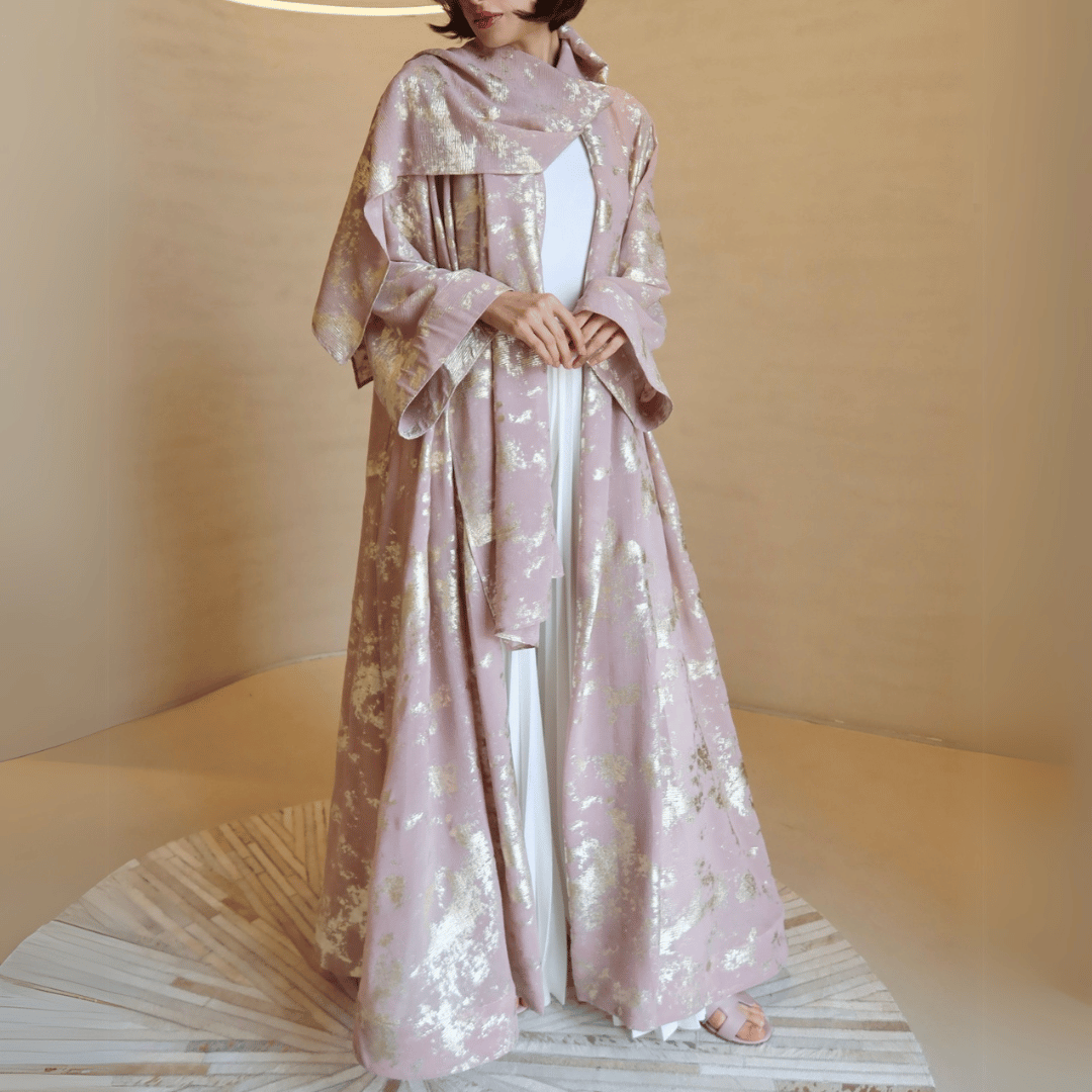 Goldbeaten Abaya