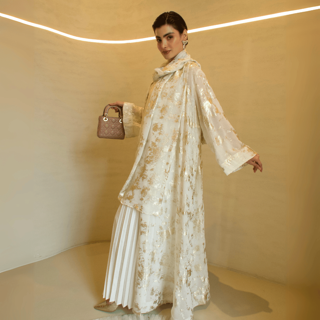 Goldbeaten Abaya
