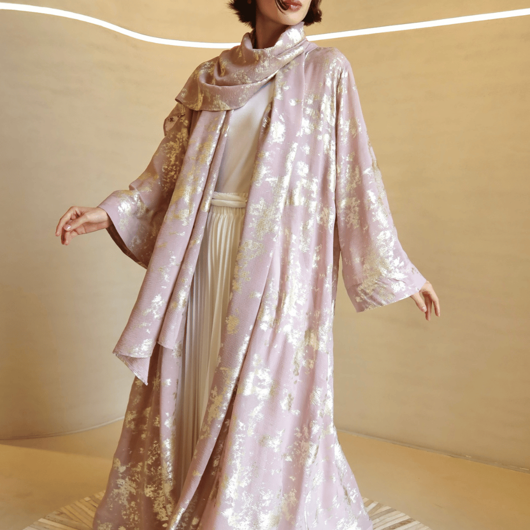 Goldbeaten Abaya
