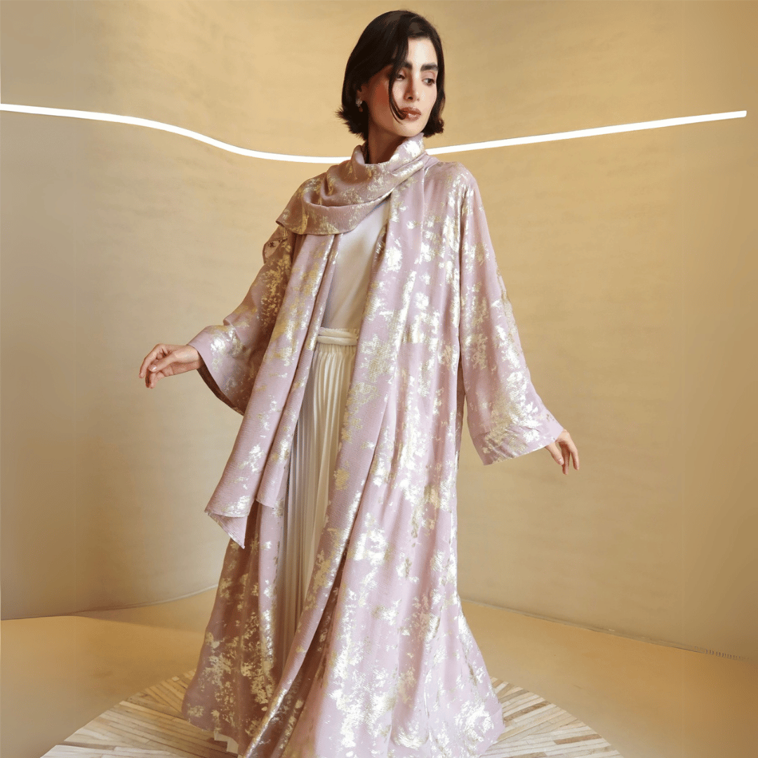Goldbeaten Abaya