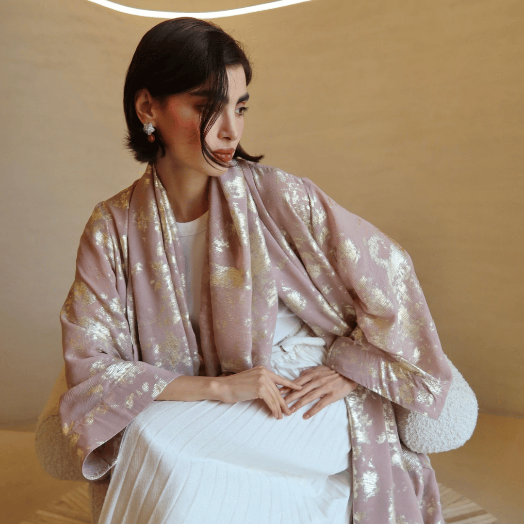 Goldbeaten Abaya