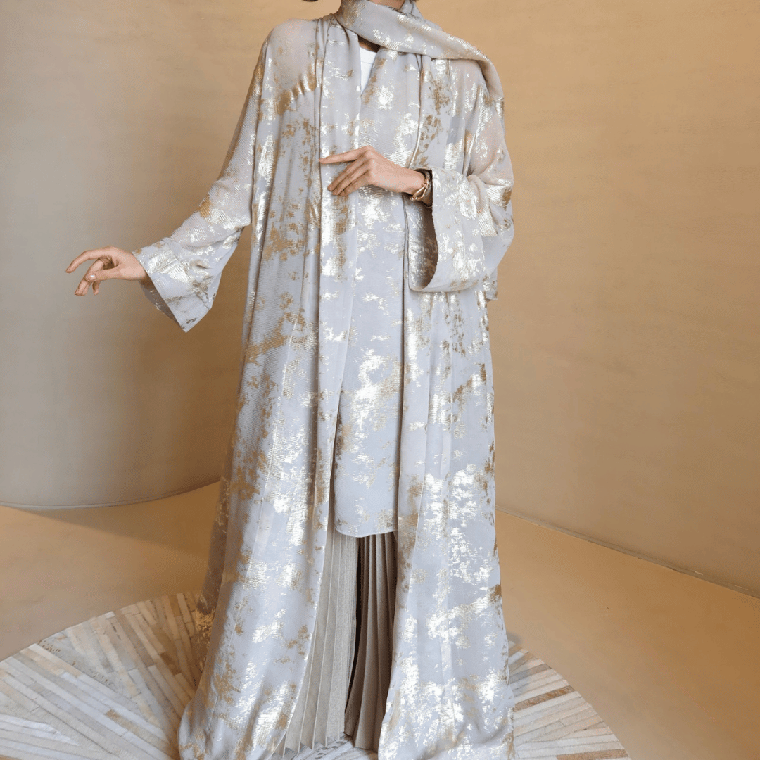 Goldbeaten Abaya