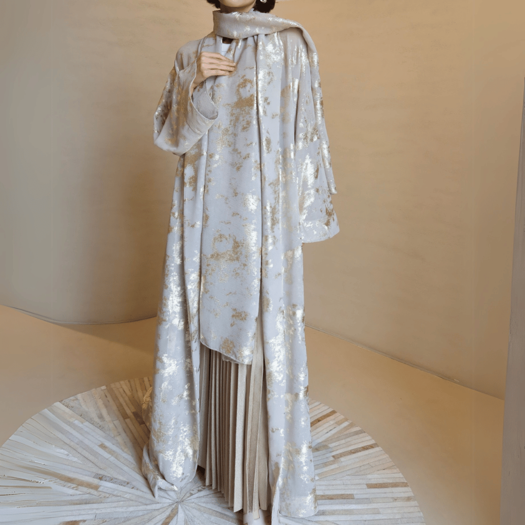 Goldbeaten Abaya
