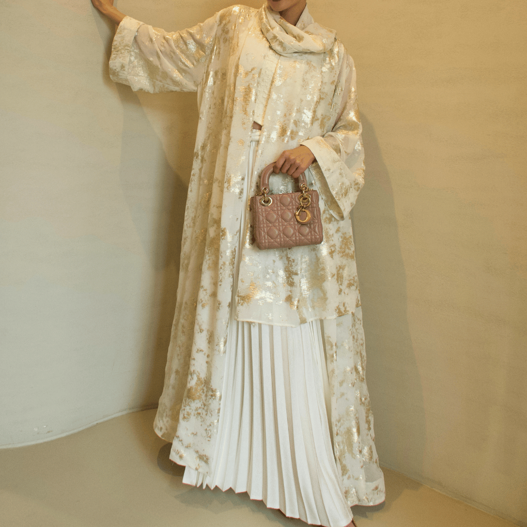 Goldbeaten Abaya