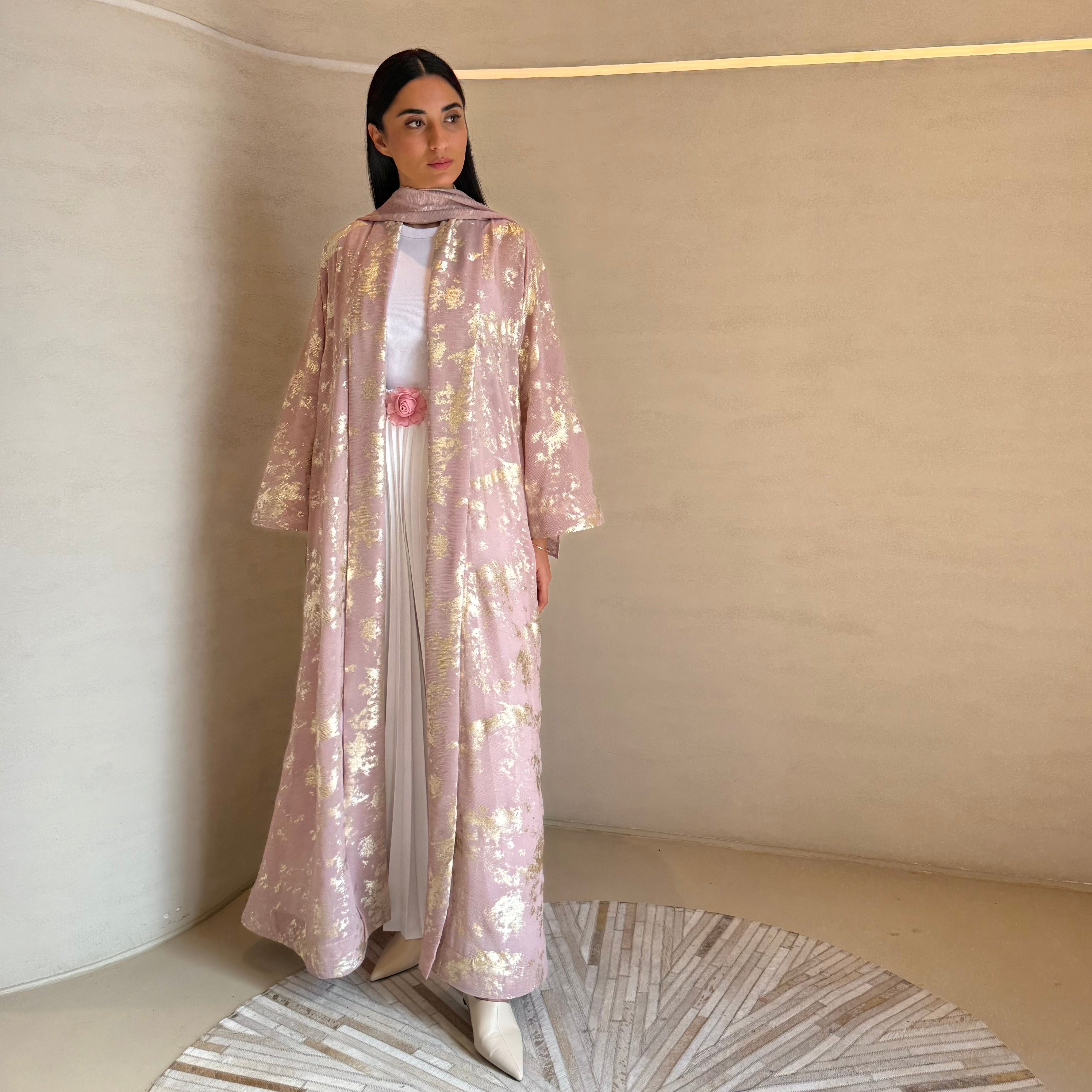 Goldbeaten Abaya