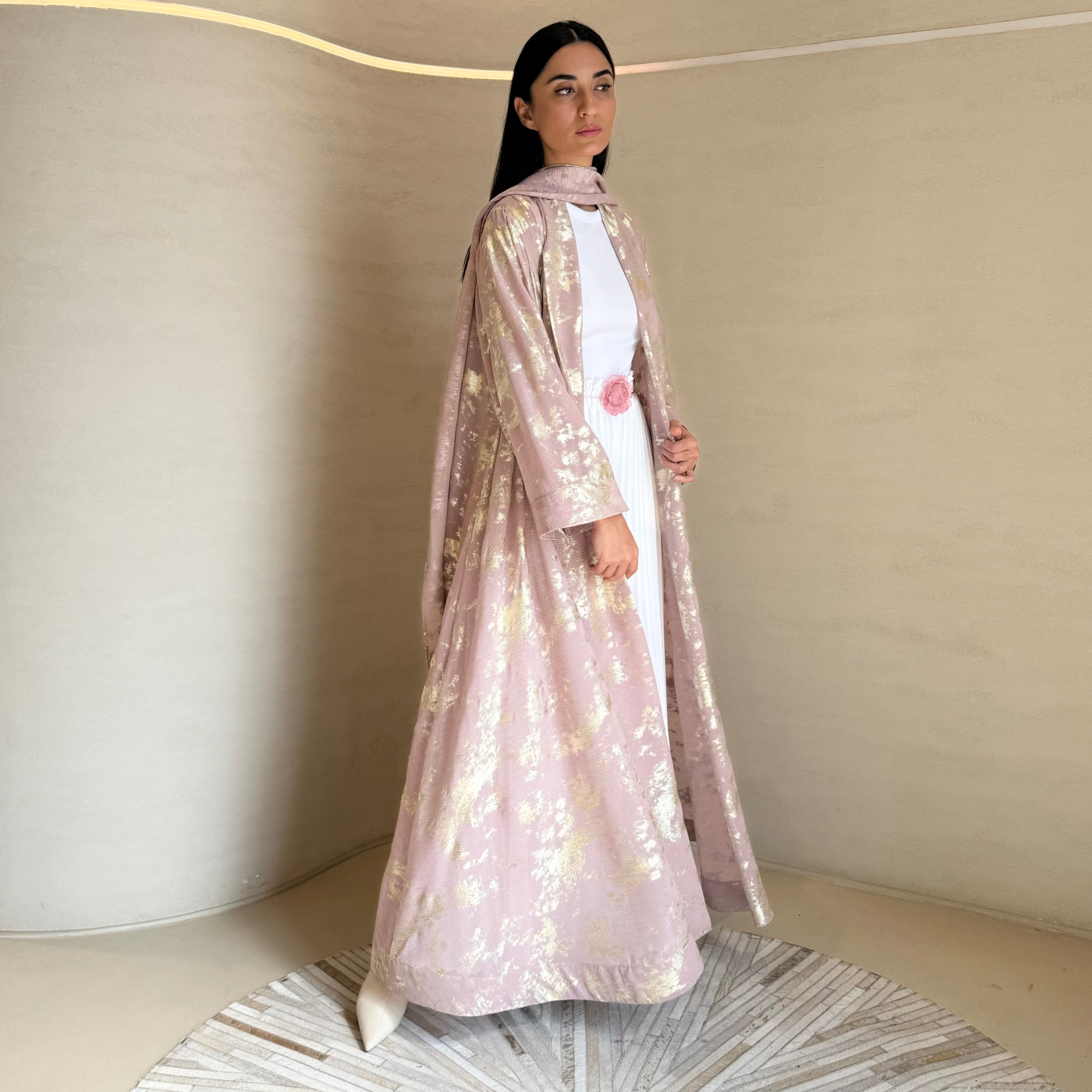 Goldbeaten Abaya