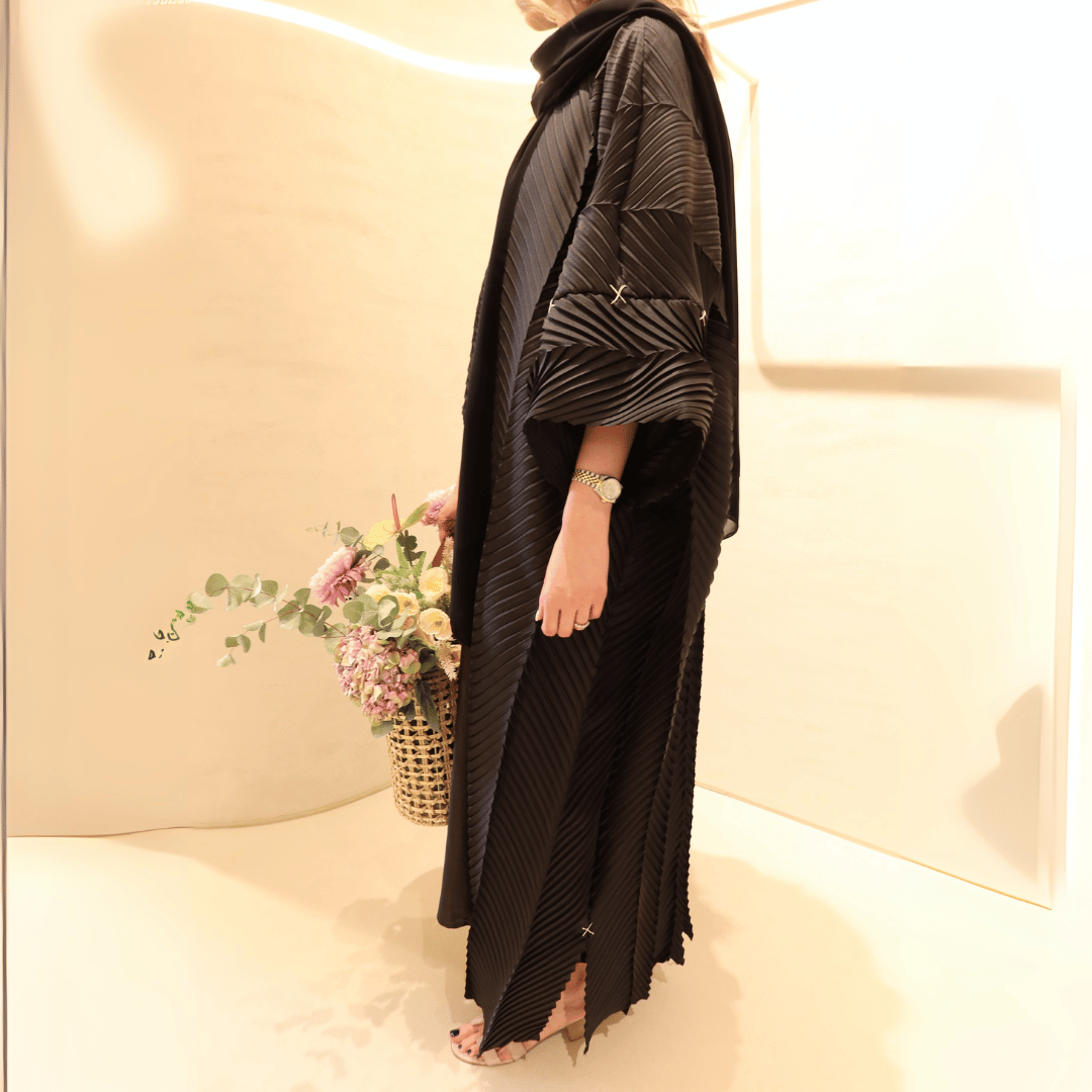 Linear Taffeta Abaya