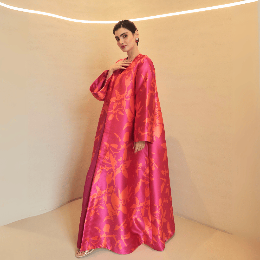 OPink Abaya