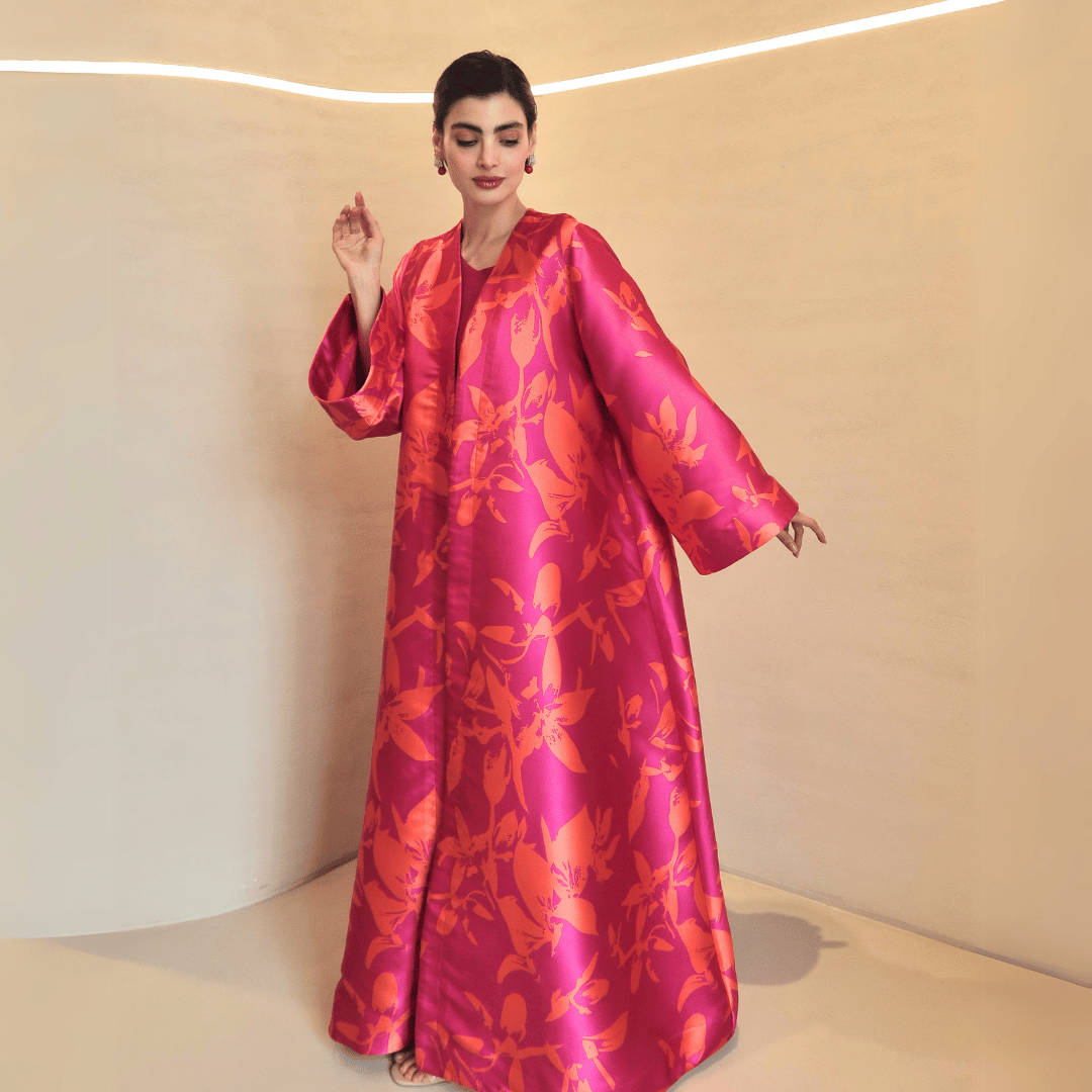 OPink Abaya