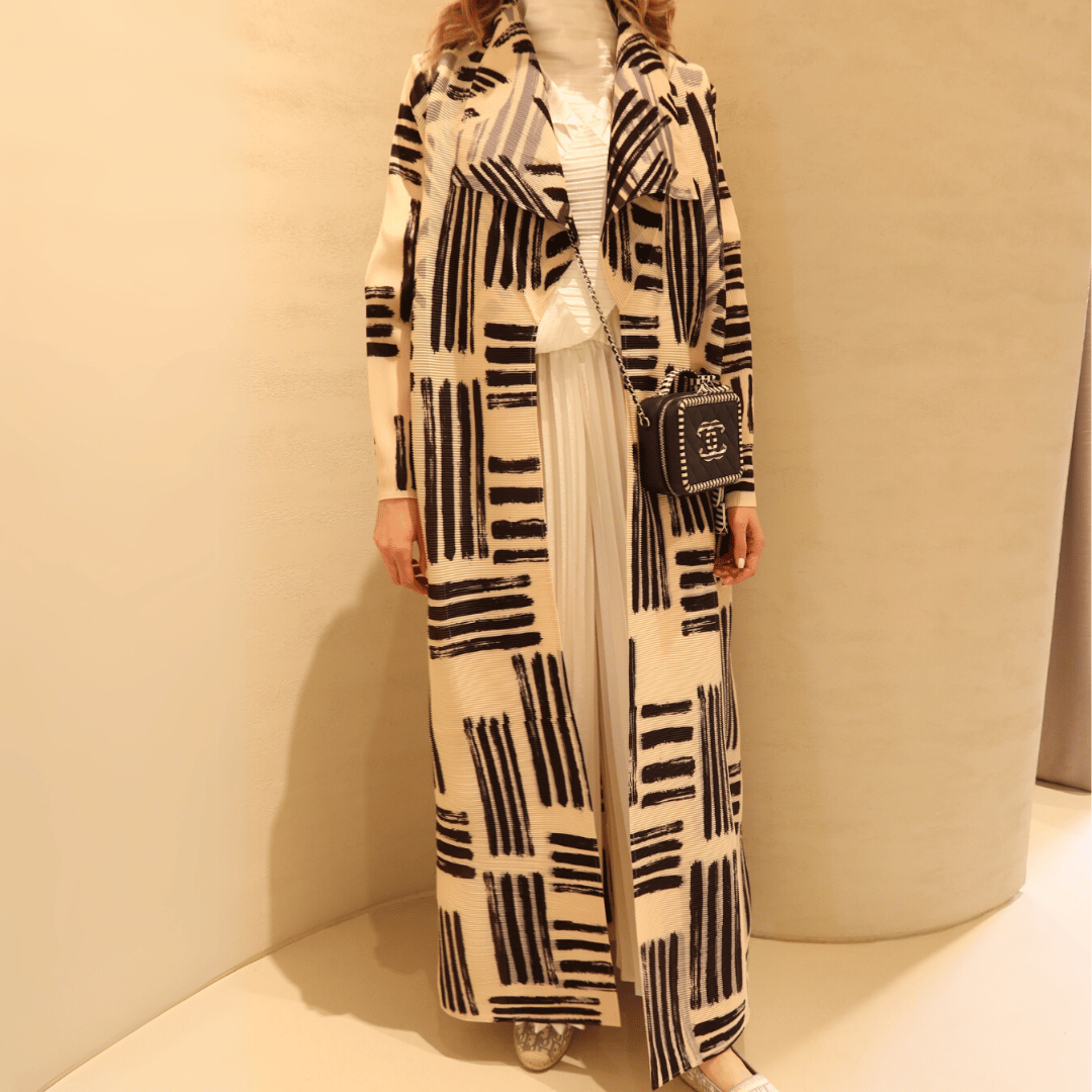 Narrow Pleated Abaya