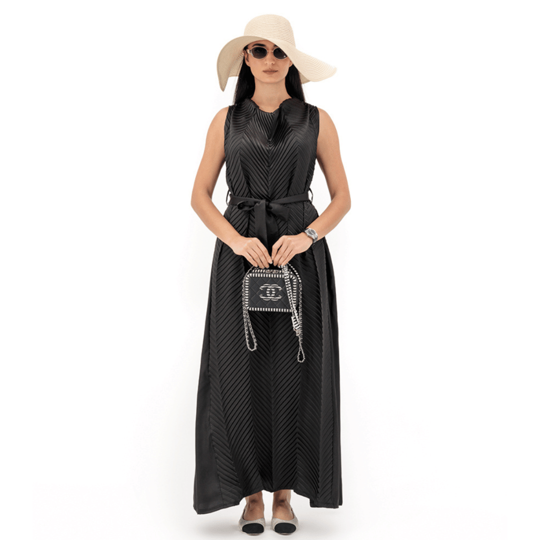 Silk Linear Dress