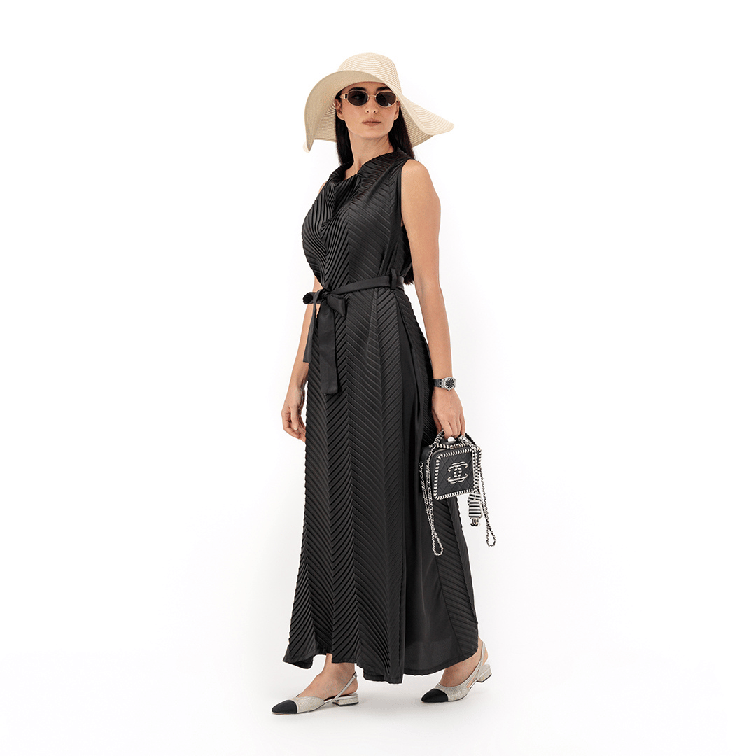 Silk Linear Dress