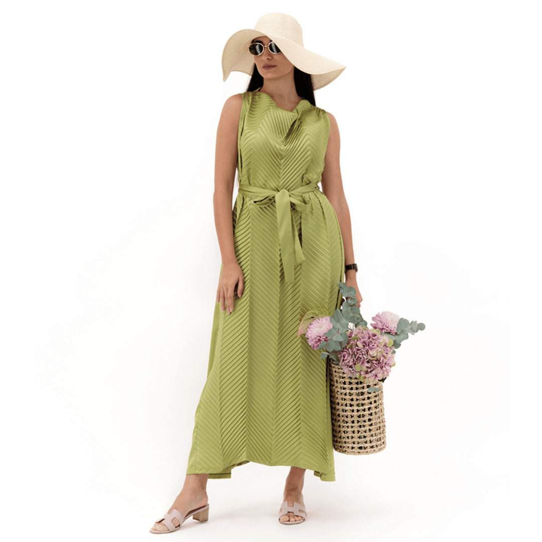 Silk Linear Dress