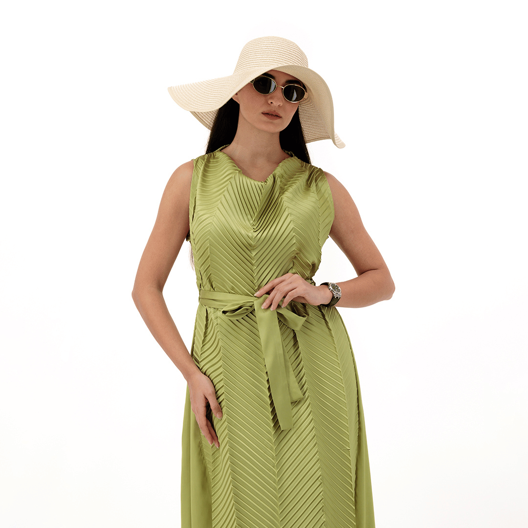 Silk Linear Dress