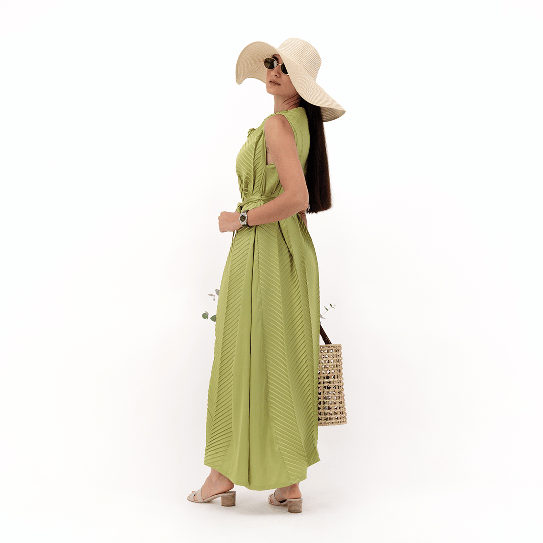 Silk Linear Dress