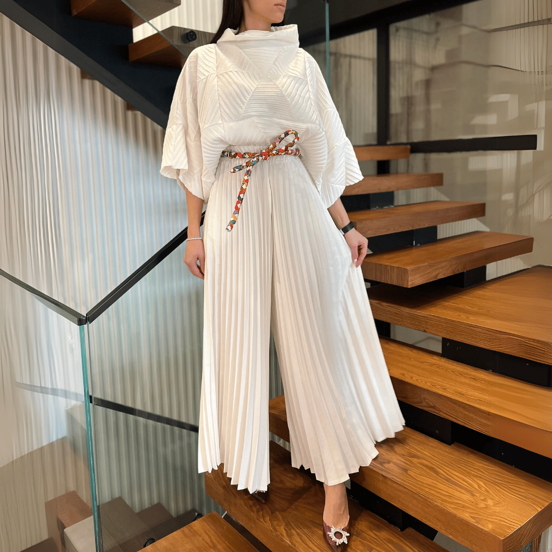 Squared Pleated Blouse