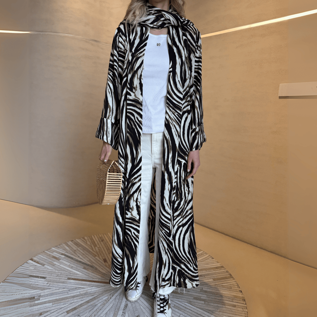 Zebra Abaya