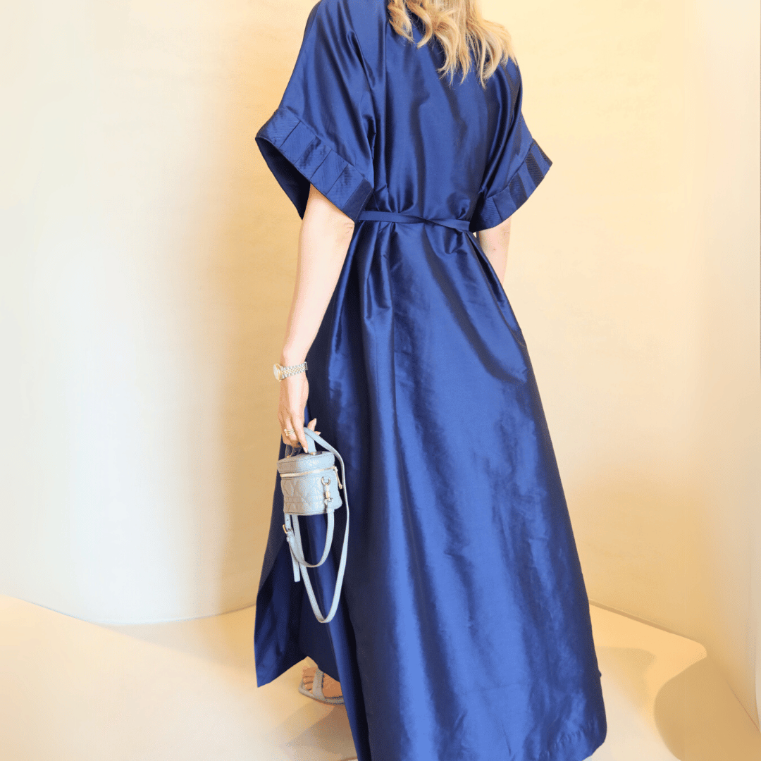 Sleeve Pleated Dress