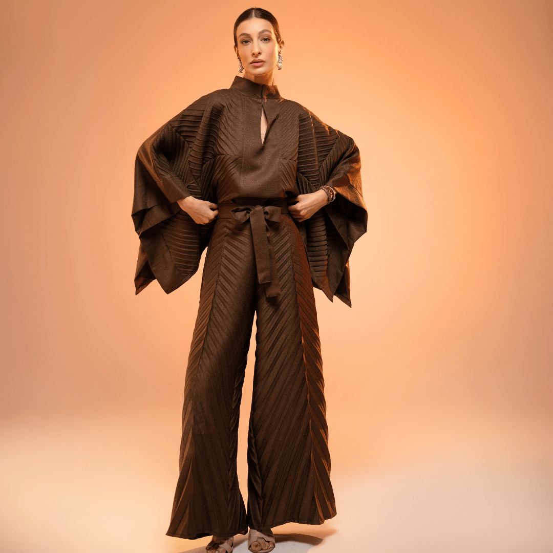 Kaftan Casual Pleated Set